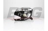 Фара передняя LH Renault Duster (черная) 4x4 с 10 г