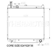 Радиатор двигателя (manualna) toyota hiace iv 2.5d 08.01-