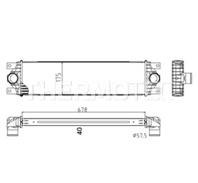 THERMOTEC 4500847 РАДИАТОР ОХЛАЖДЕНИЯ OPEL MOVANO RENAULT MASTER 98-03