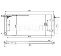 Радиатор двигателя (manualna) seat toledo i 1.6-2.0 05.91-03.99