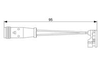 1 987 473 006 QBWS0229 [2205401517] !датчик износа колодок MB Viano/W211/220 4WD all 02&gt L95