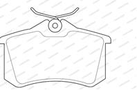 Колодки cit berlingo/c2/c3/c4/c8/frd galaxy 95-/pgt 1007/307/807 96- зад