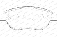 Колодки тормозные дисковые передние WBP23600A от фирмы WAGNER