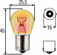 Лампа накаливания  py21w  21w  12v  2шт