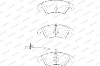 Колодки тормозные дисковые передние WBP24743A от компании WAGNER