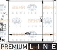 Конденсатор кондиционера BMW: 5 (E39) 520 i/523 i/525 td/525 tds/528 i/535 i/540 i 95-03  5 Touring 