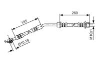 Шланг тормозной