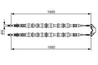 [1987482107] Bosch Тормозной Трос