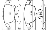 Колодки торм диск к-т Ford Mondeo V