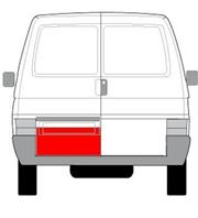 Ремкомплект дверей задн Лев (Обшивка, нижняя часть) VW TRANSPORTER T4, TRANSPORTER T4 LIFT 07.90-04.