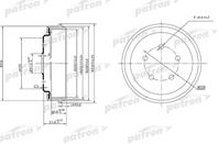 Барабан торм 8947  patron pdr1001