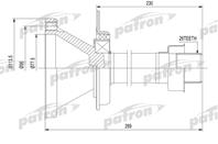 Полуось x289 ford galaxy 1 9tdi 95-06 vw sharan 1