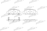 Колодки тормозные дисковые задние PBP1333 от производителя PATRON