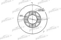 Диск тормозной передн mazda: 323 ii 80-89  323 ii