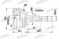 Шрус наружн к-кт opel: vectra/astra 1.8-2.0 с и бе