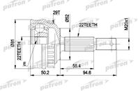 ШРУС наружн к-кт OPEL: VECTRA/ASTRA 1.4-1.6 с и бе