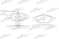 Колодки тормозные дисковые передние PBP1134 от фирмы PATRON
