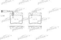 Колодки тормозные дисковые задние PBP1427 от компании PATRON