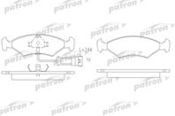 Колодки тормозные дисковые передние PBP212 от производителя PATRON