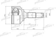 ШРУС наружн к-кт CITROEN C3 02-
