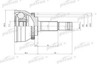 Шрус наружн к-кт nissan: almera n16 2.2dci/di 00-