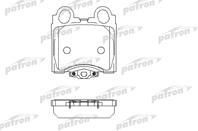 Колодки тормозные дисковые задние PBP1610 от фирмы PATRON
