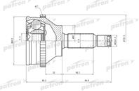 ШРУС наружн к-кт [A:27  B:26  ABS:47] HYUNDAI: Tra