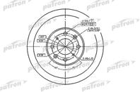 Диск тормозной передн honda: civic iv 91-95  civic