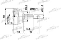 ШРУС наружн к-кт FORD: ESCORT 1.8TD 93-95  95-98
