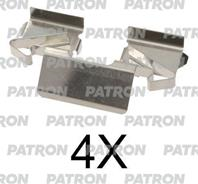 Комплект монтажный тормозных колодок дисковых mitsubishi: carisma 1.6/