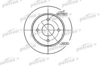 Диск тормозной задн ford: focus 98-04  focus седан