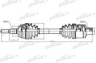 Полуось передн прав_JEEP: COMMANDER  GRAND CHEROKEE 06-09 4WD