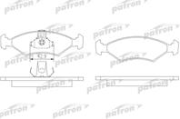 Колодки тормозные дисковые передние PBP1081 от компании PATRON