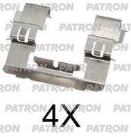 Комплект монтажный тормозных колодок дисковых subaru: forester 2.0/2.0