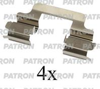 Комплект монтажный тормозных колодок дисковых a6/a7/q5/a5/a4/a8/phaeto