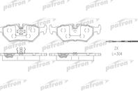 Колодки тормозные дисковые задние PBP1003 от компании PATRON