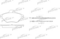 Колодки тормозные дисковые передние PBP875 от производителя PATRON