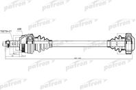 Полуось левая 27x622x64 abs: 48t bmw: 3 98-05   3
