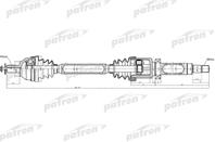 Полуось передняя правая 36x921 5x56x23 FORD: C-MAX