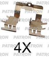 Комплект монтажный тормозных колодок дисковых hyundai: santa fe i 2.2