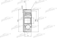 ШРУС внутренний 34x112 TOYOTA CAMRY MCV20/SXV20 96