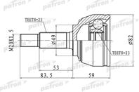 ШРУС наружн Nissan: Micra/Note 1.5DCi 05&gt
