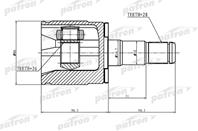 Шрус внутренний / patron