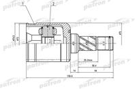 ШРУС внутренний левый 24x35x29 MAZDA 323 BJ 98-04