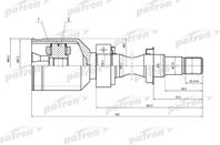 Шрус внутренний правый 20x35x23 toyota carina e at