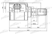   25x41x22 hyundai elantra hd 06-