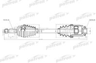 Полуось прав dodge: caliber 07-09 jeep: compass