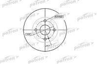 Диск тормозной передн mazda: 323 f vi 98-04  323 s vi 98-04