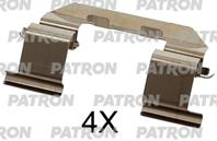 Комплект монтажный тормозных колодок дисковых nissan: almera iii 06-