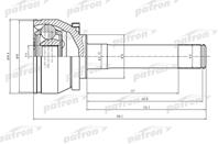 ШРУС наружный 28x56x34 HYUNDAI TERRACAN 01-